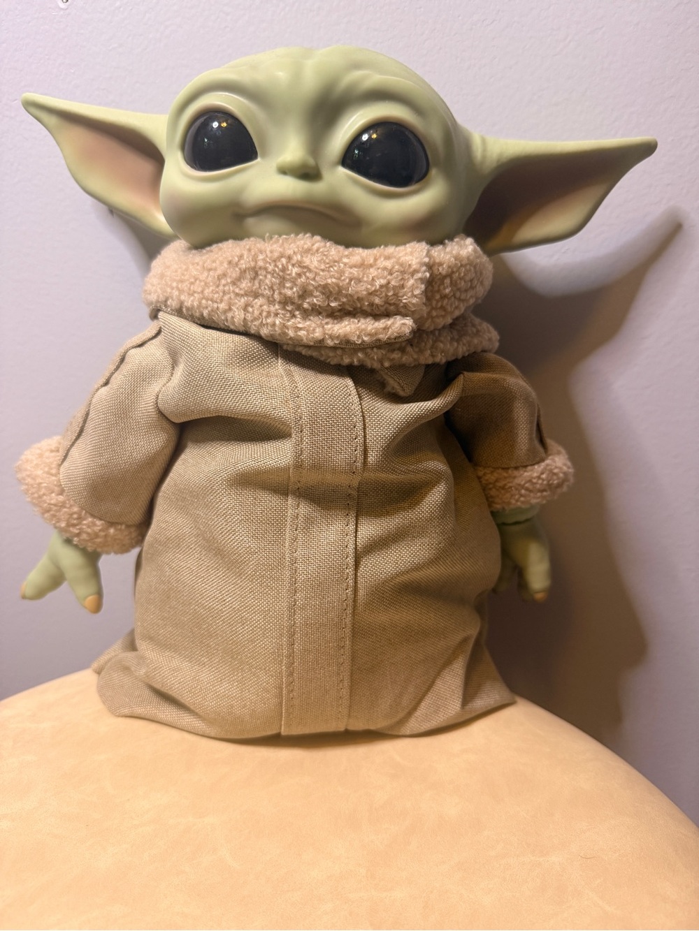 Grogu/The Child Plush Figure in Tan Coat - 11” Collectible Kids Toy